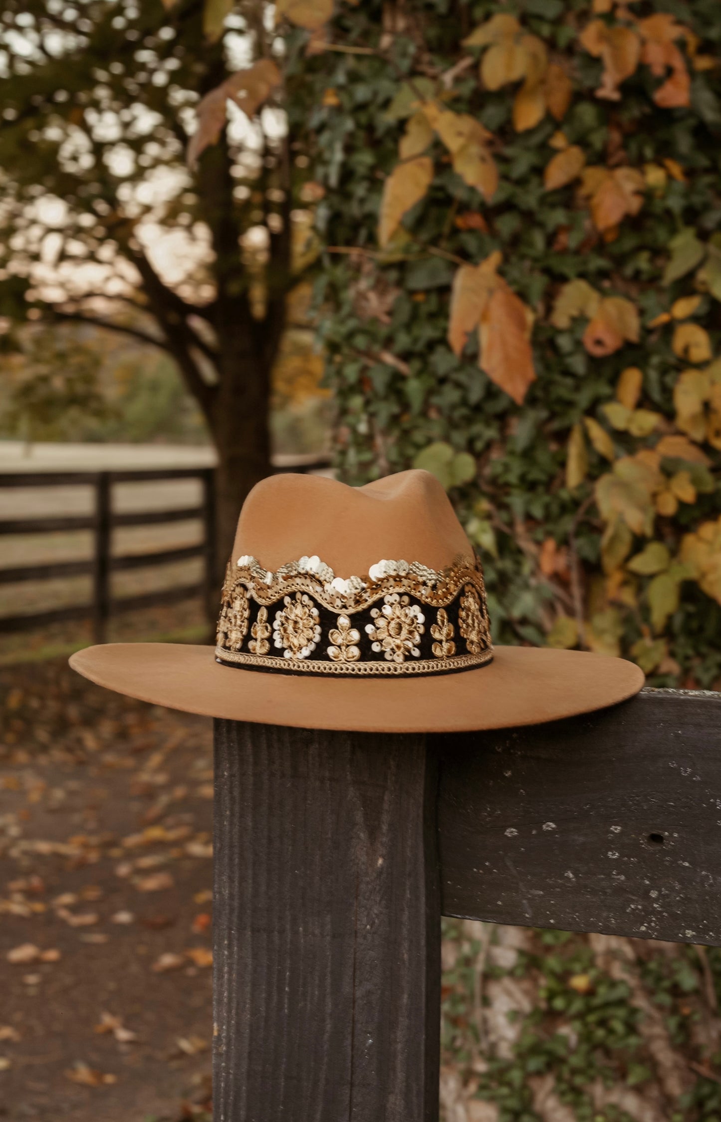Fedora “THANK YOU” in Amber/Gold Wool