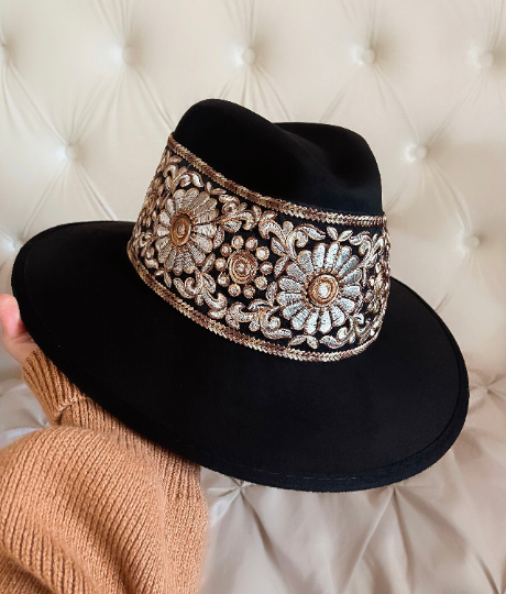 Classic fedora "Sofia" Black