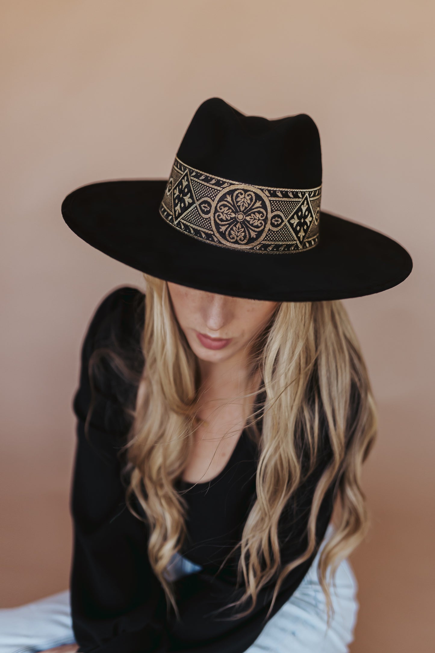 Fedora “Chloe” Black Wool