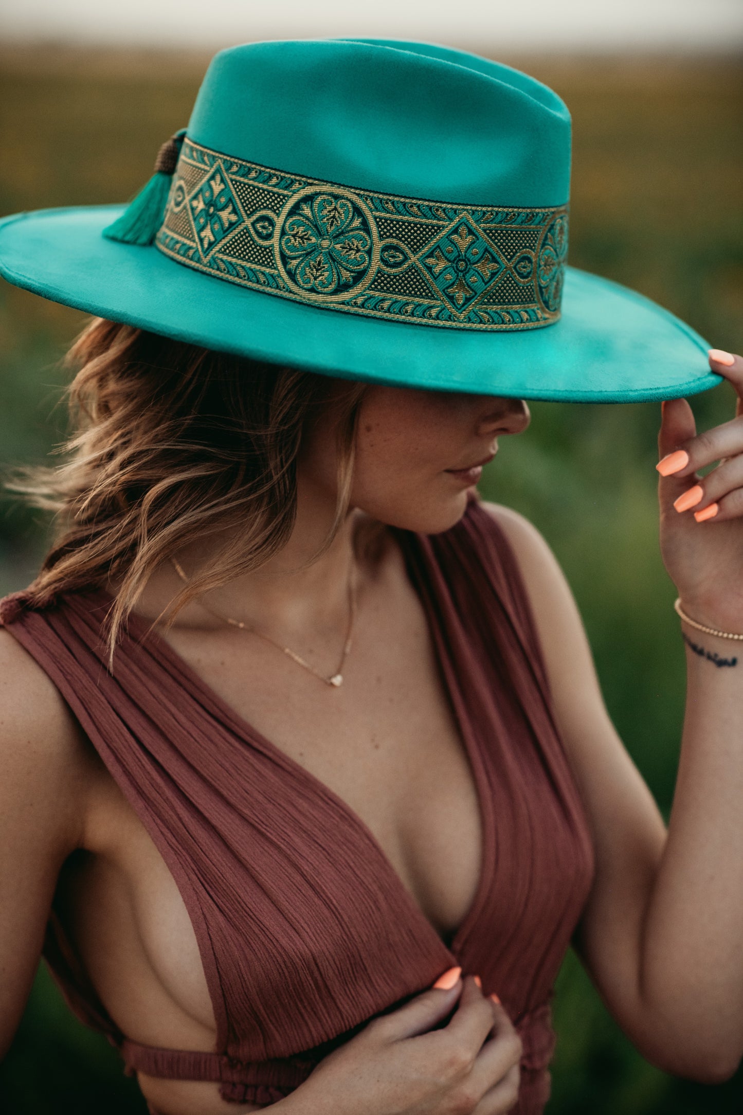 Fedora “Chloe” Teal