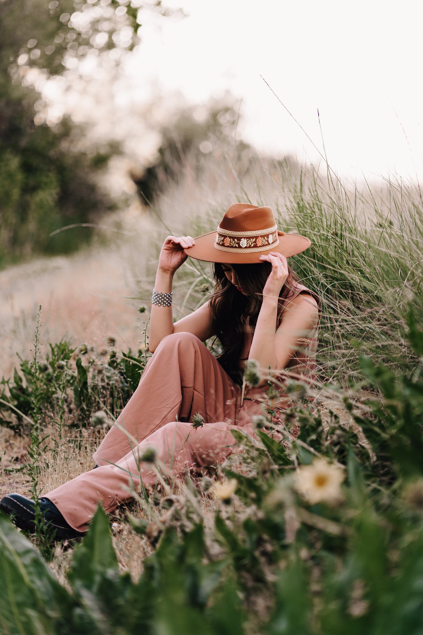 Fedora “Rose” Sepia