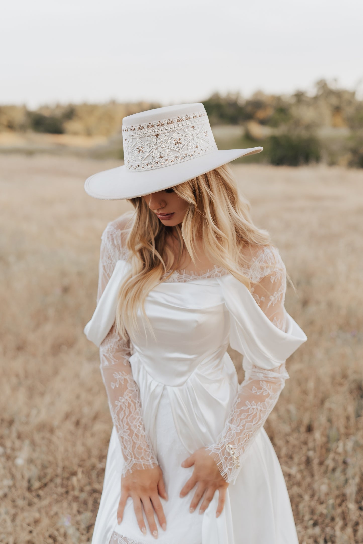 Boater "Angel" Ivory