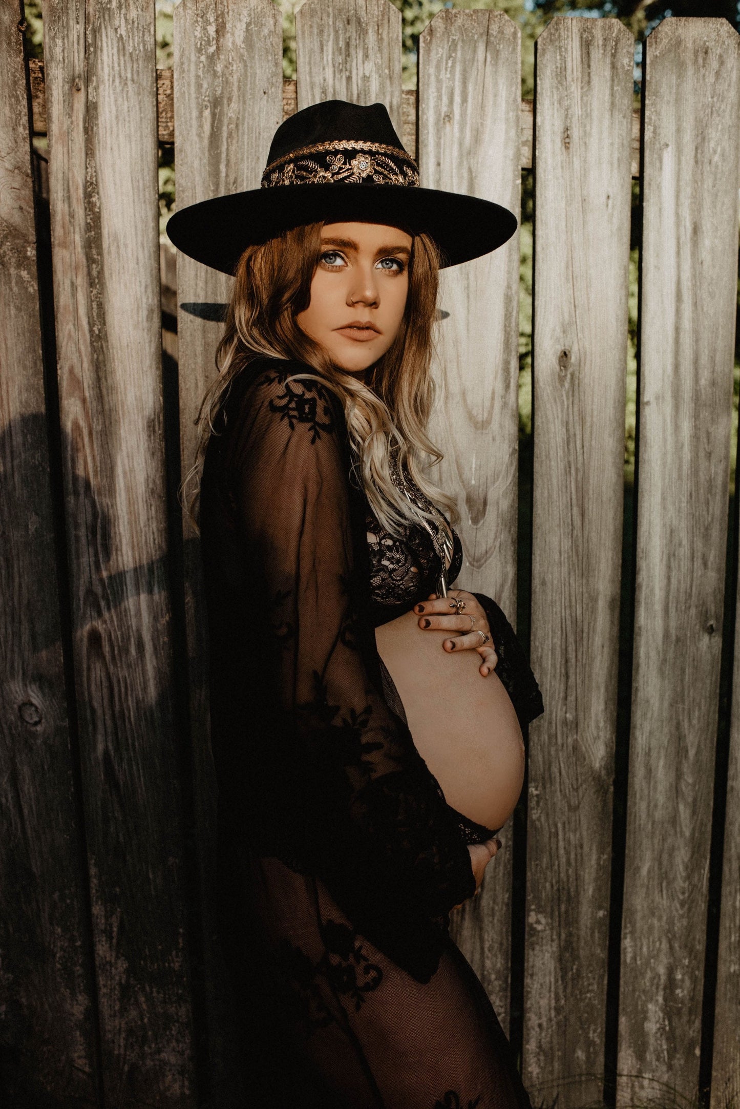 Fedora “Samantha” Black Wool