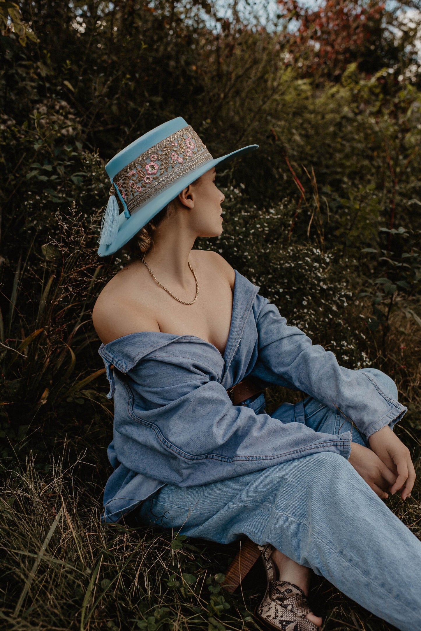 Boater “MIA” Sky Blue