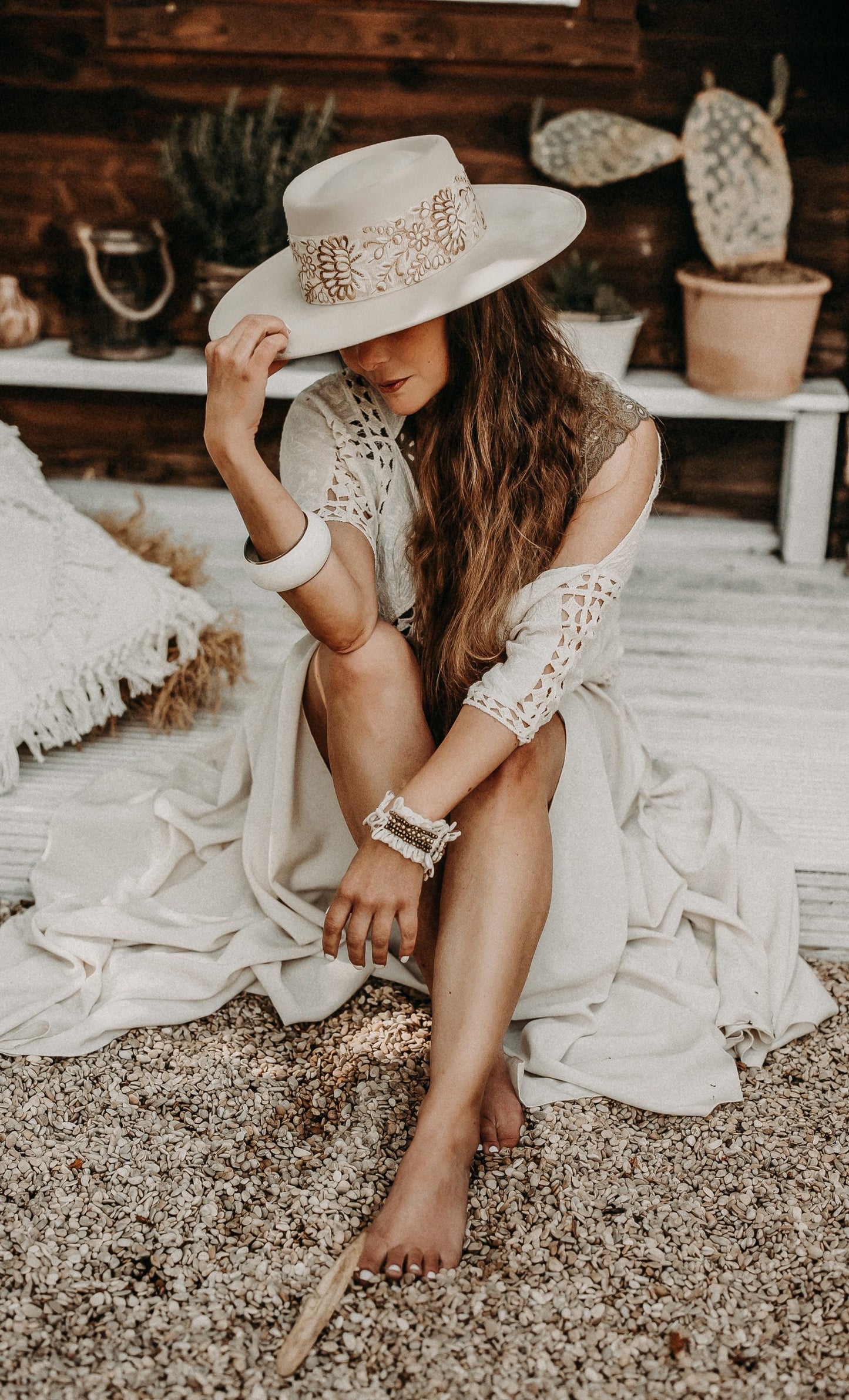 Boater “Laguna Beach” Ivory