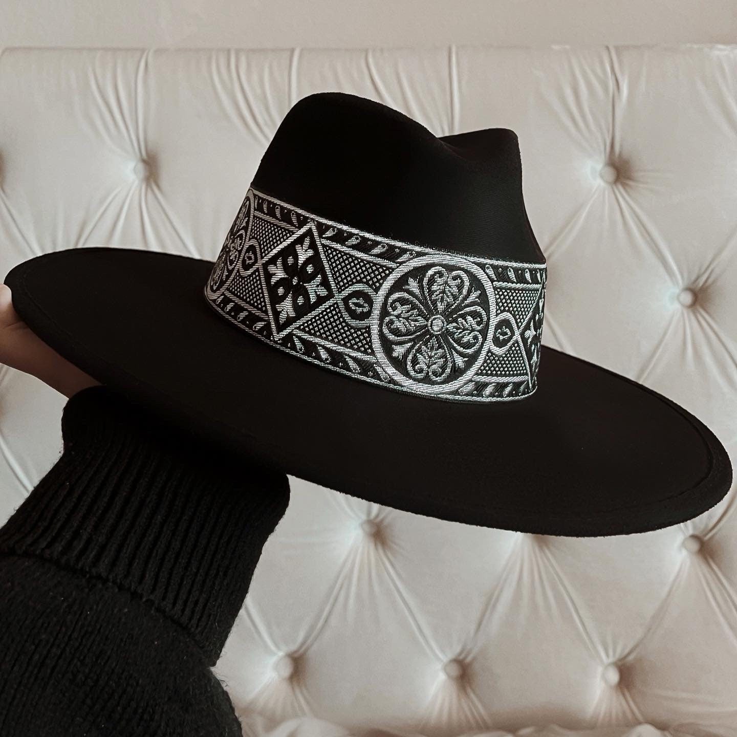 Fedora “Chloe” Black Wool