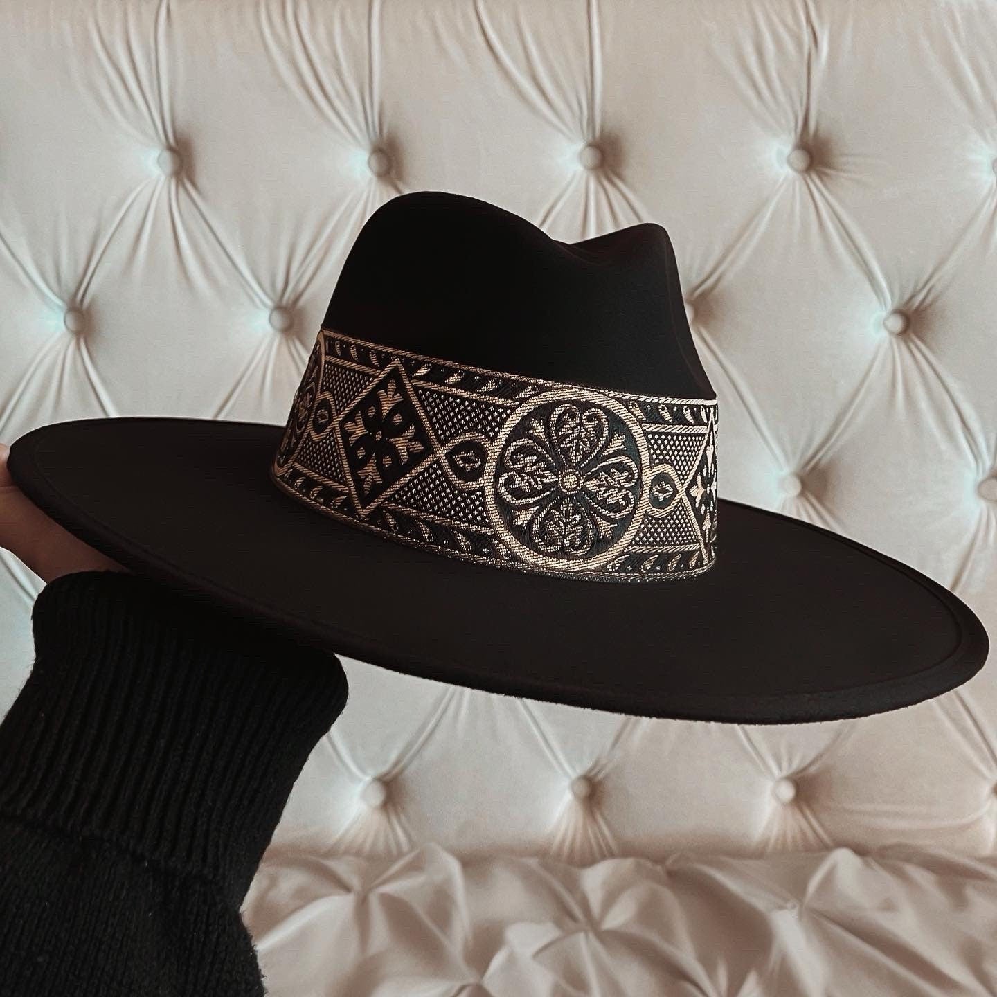 Fedora “Chloe” Black Wool