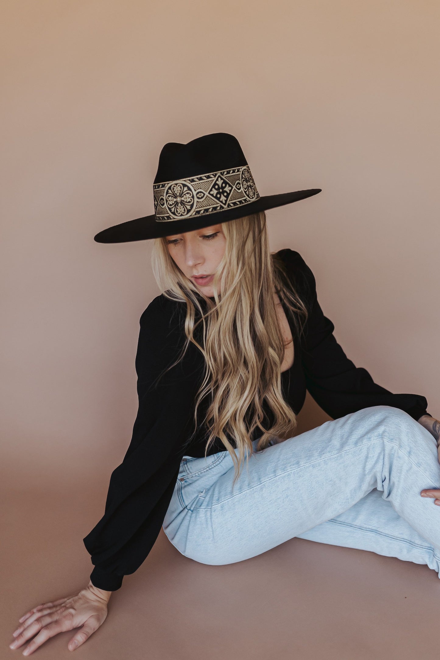 Fedora “Chloe” Black Wool