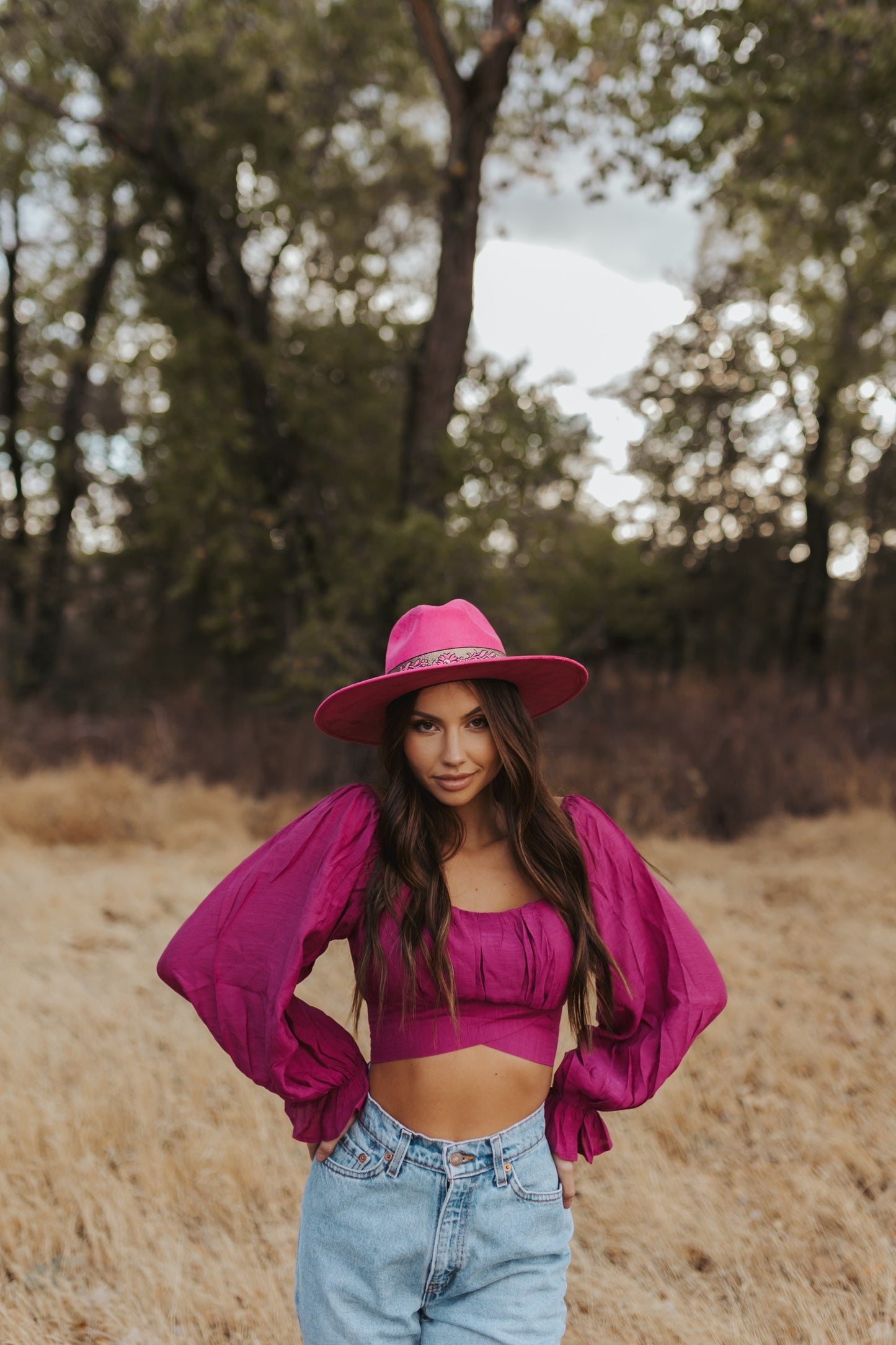 Fedora “Audrey” Magenta