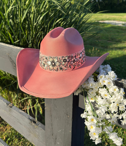 Cowgirl "Dolly" in mauve pink