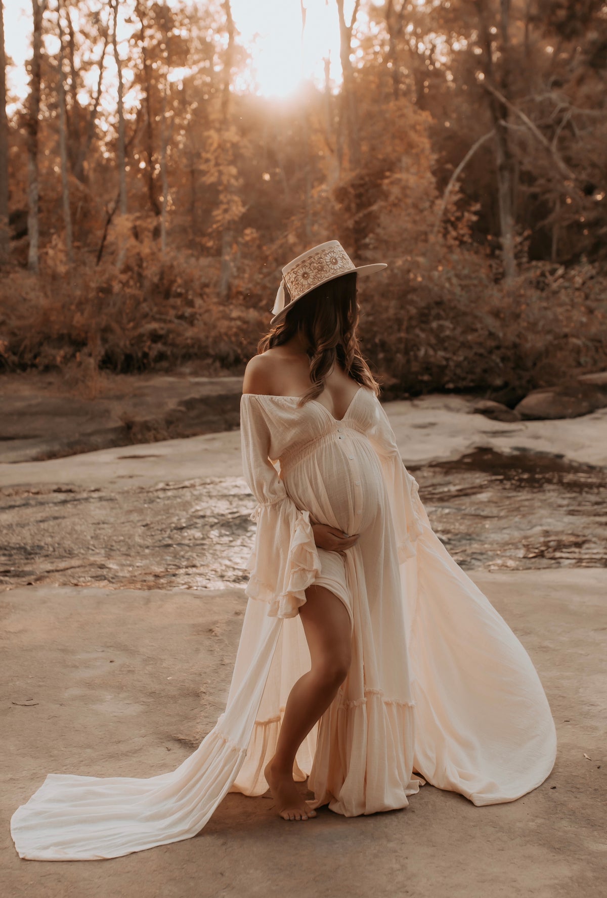 Boater "Sofia" Ivory
