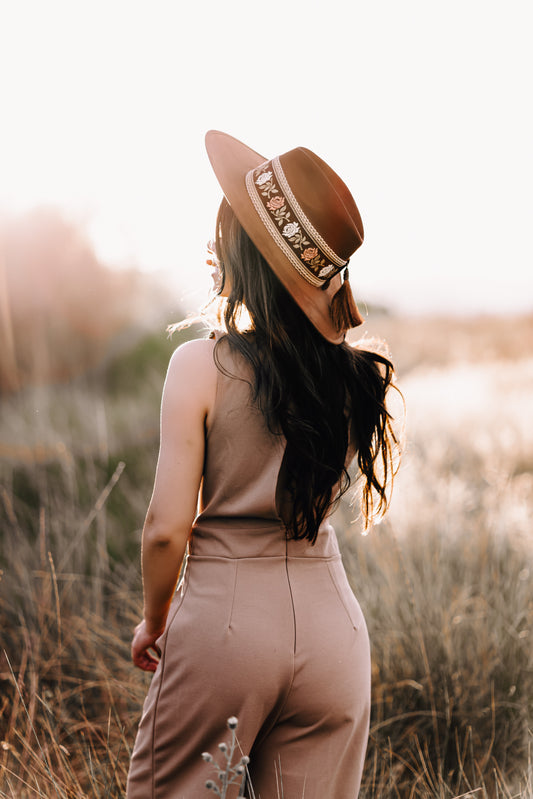 Fedora “Rose” Sepia