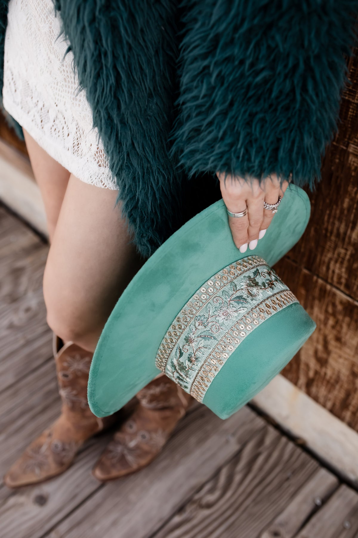 Boater “Spain” Sea-green