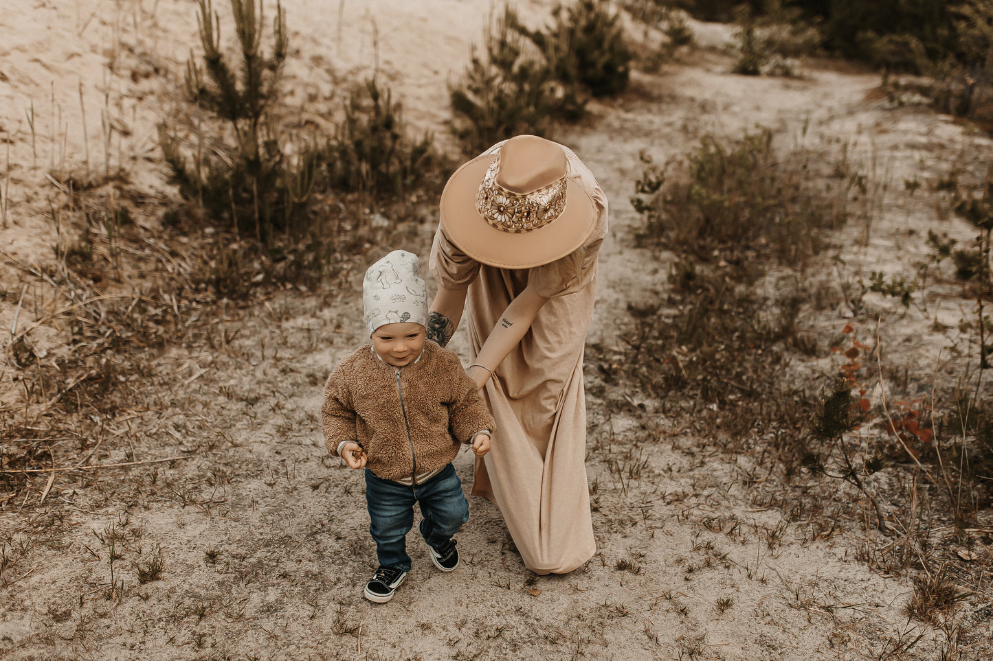 Classic fedora "Sofia" Hazelnut