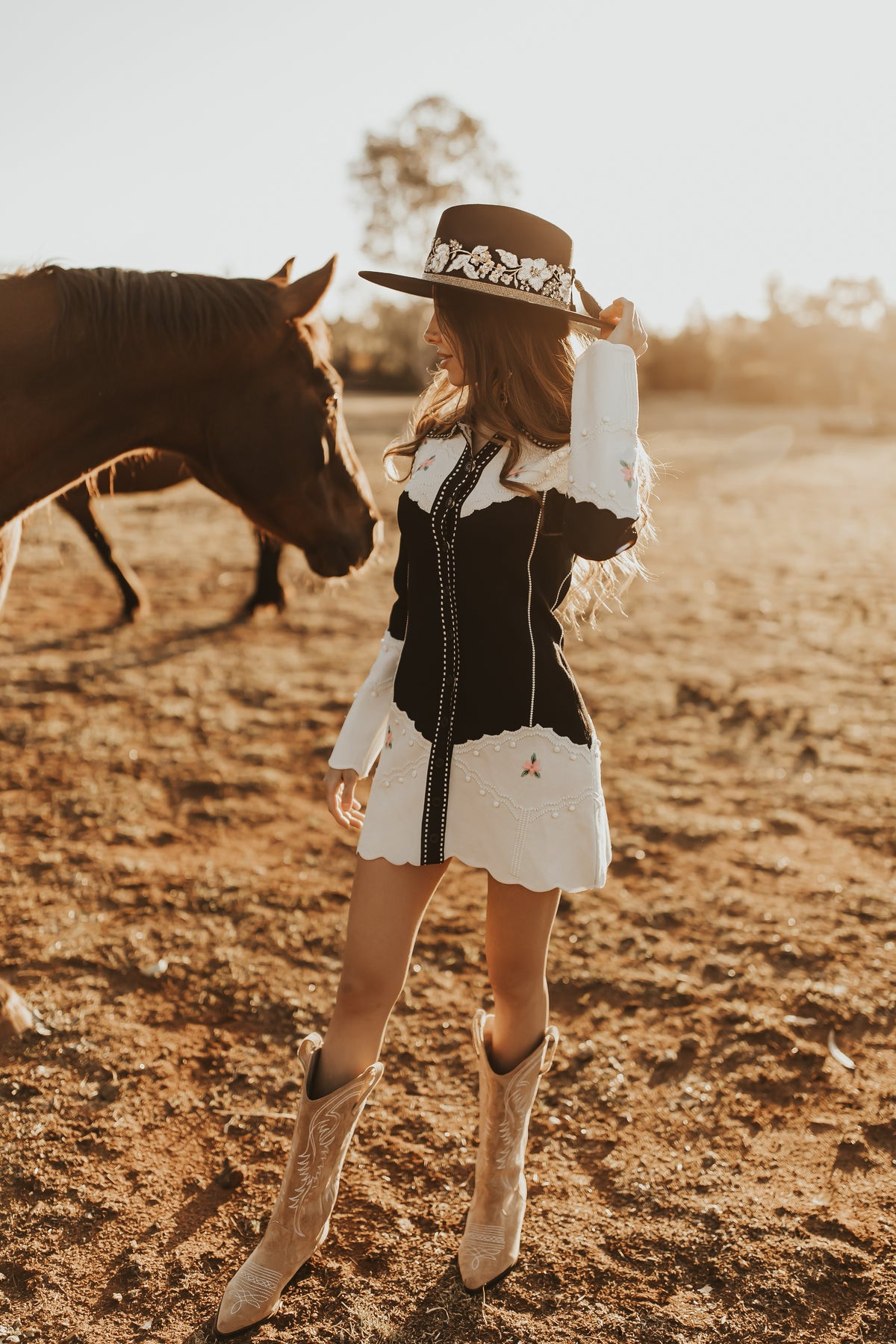 Fedora 'Gianna' Black