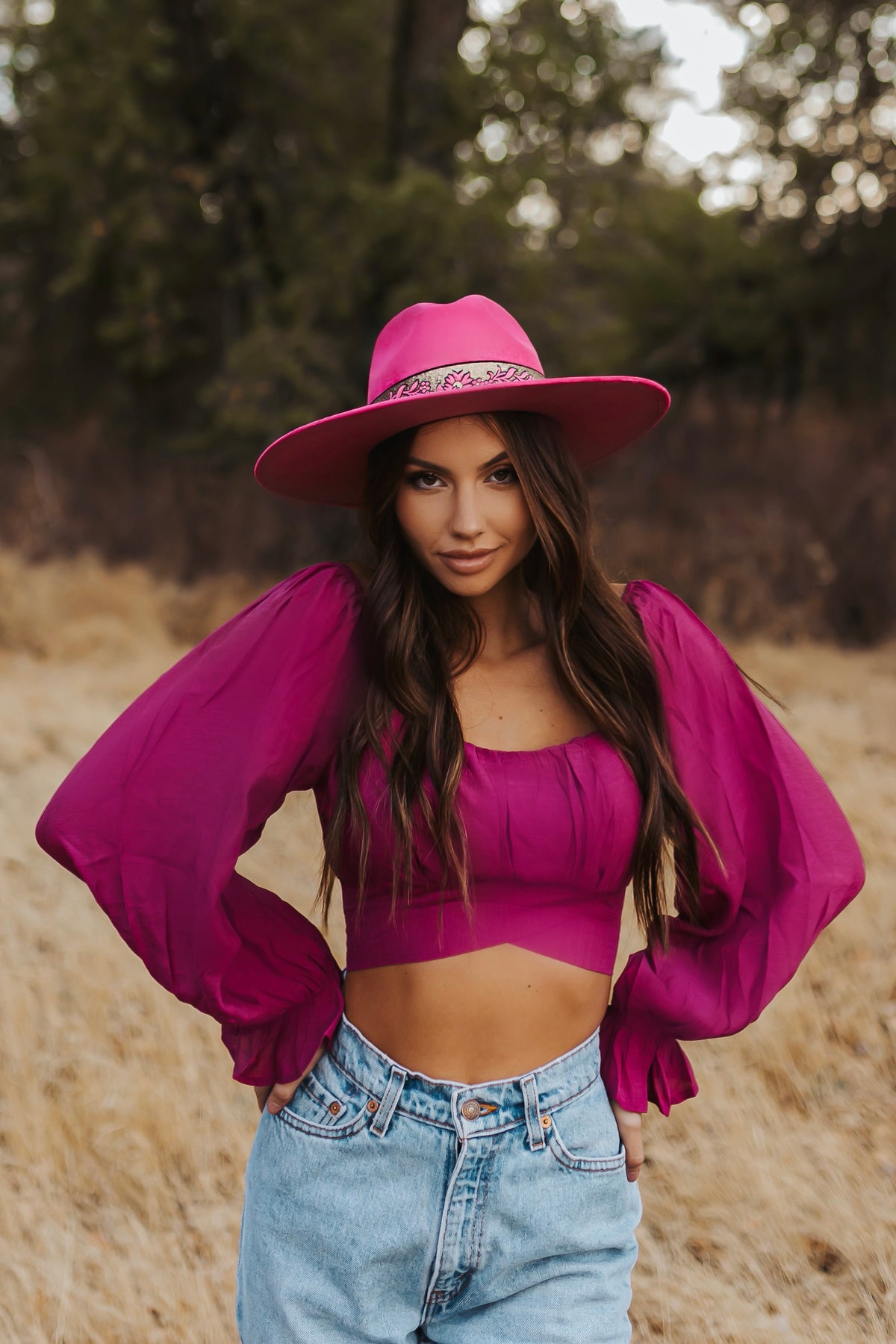 Fedora “Audrey” Magenta