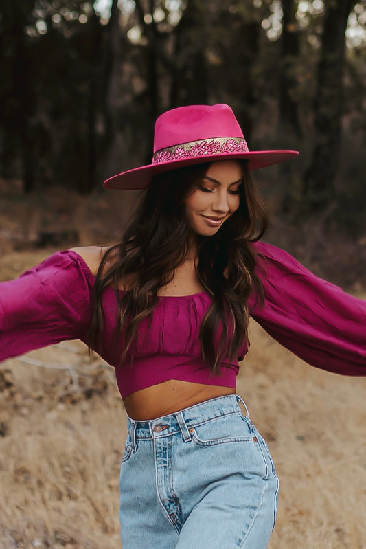Fedora “Audrey” Magenta