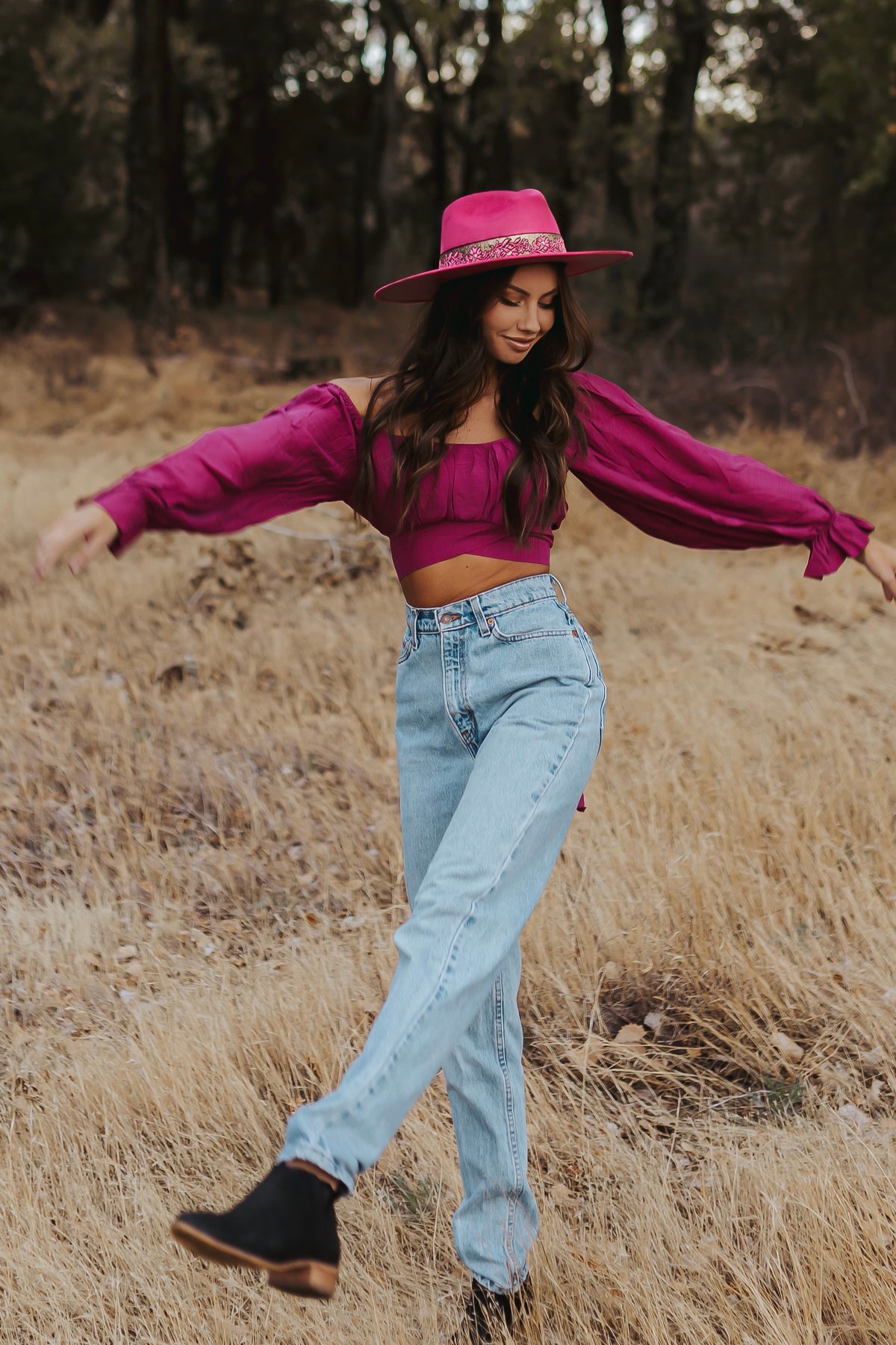 Fedora “Audrey” Magenta