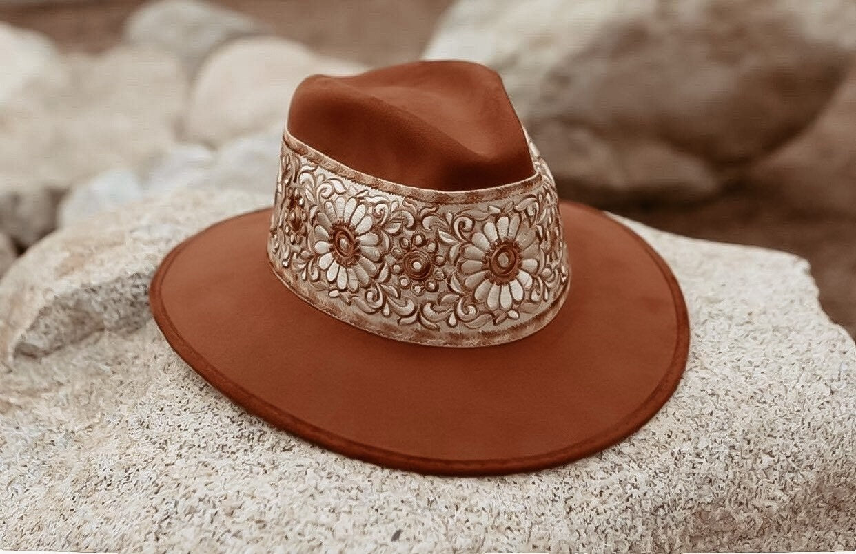 Classic Fedora “Sofia” Sepia