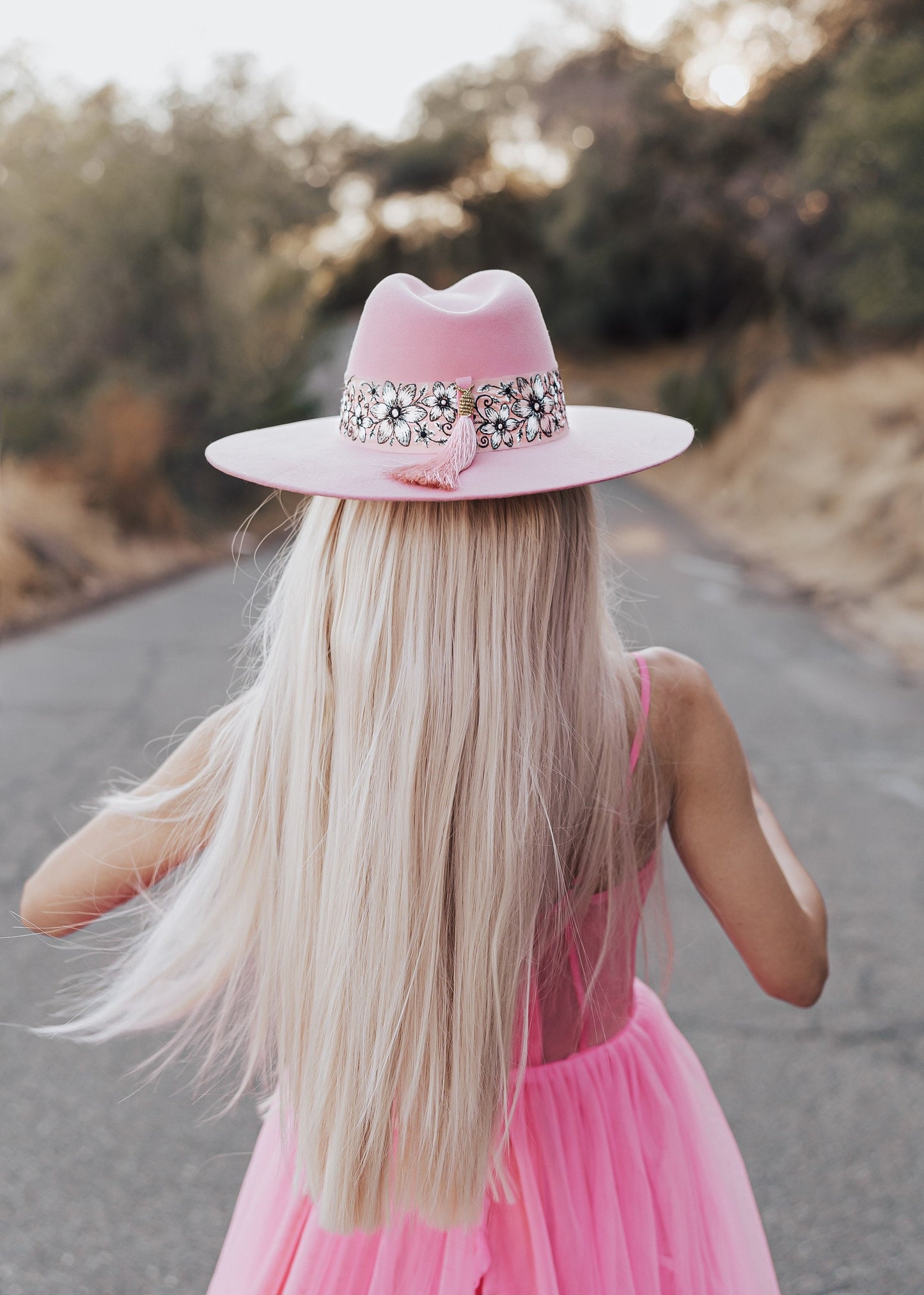 Fedora “Beloved” in Baby Pink